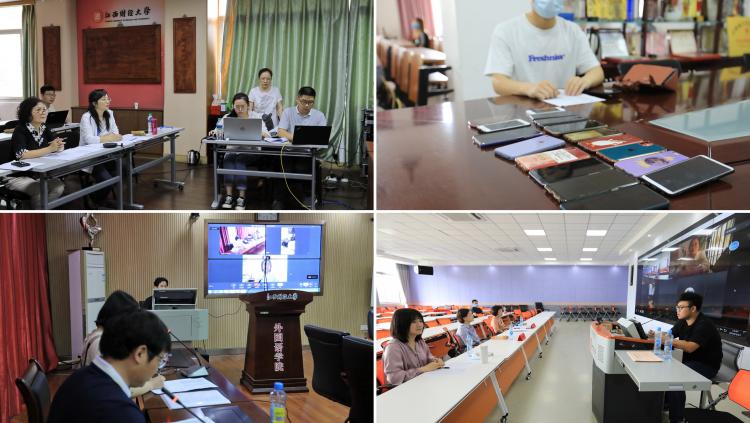 盧福財巡視碩士研究生招生復試現場，強調網絡技術支撐與咨詢服務保障工作